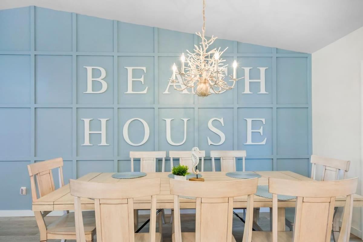 The St Augusdream Renovated Beach House Sleeps 8 Walk To Beach St. Augustine Esterno foto