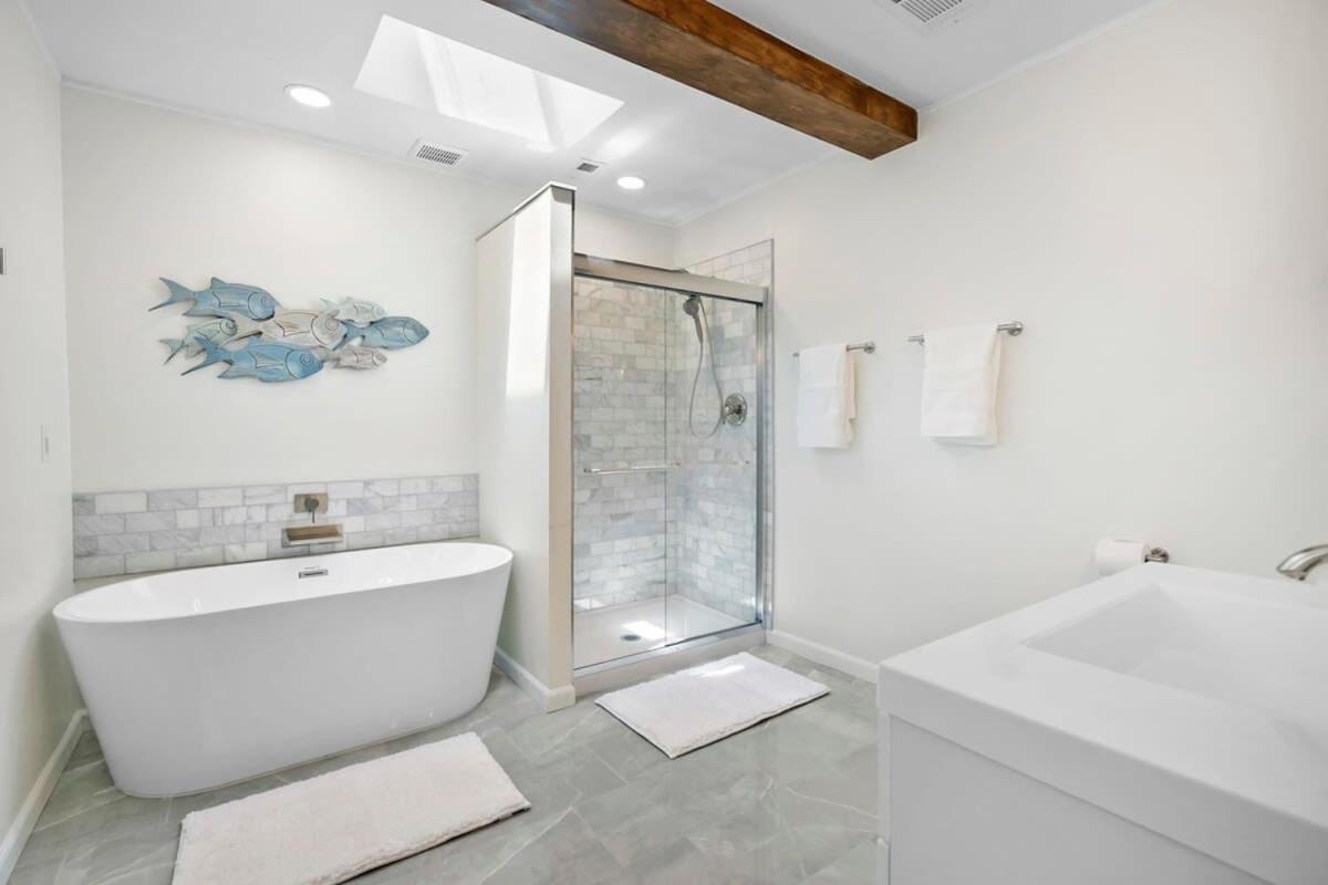 The St Augusdream Renovated Beach House Sleeps 8 Walk To Beach St. Augustine Esterno foto