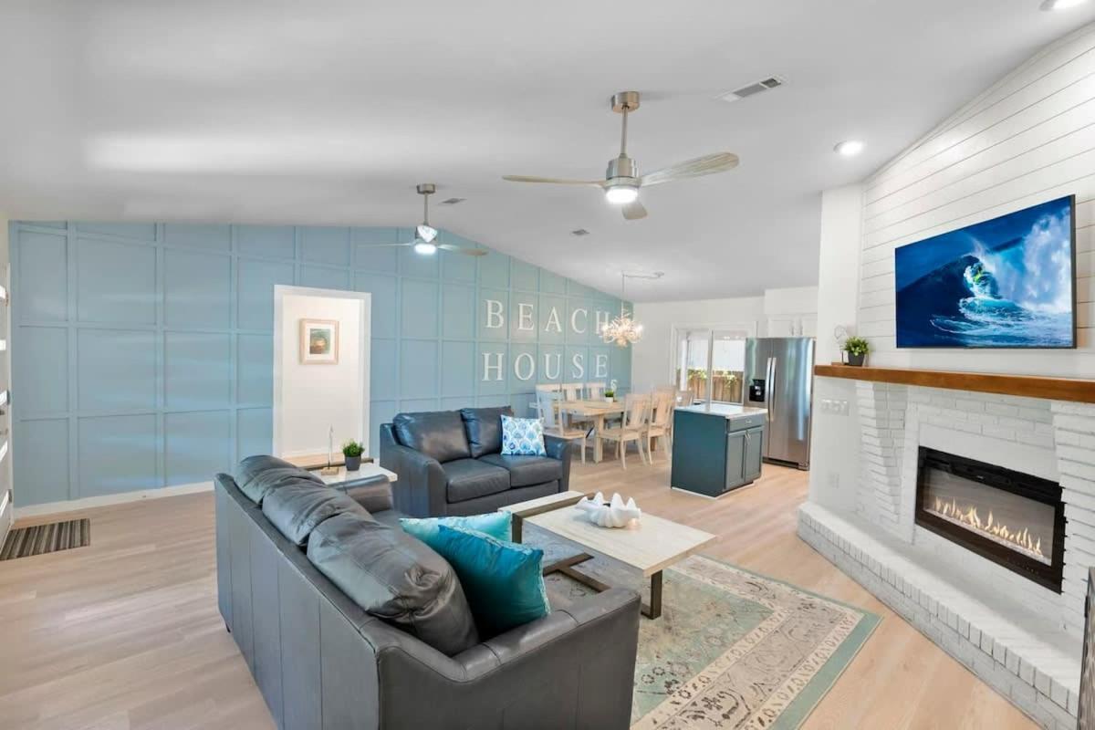 The St Augusdream Renovated Beach House Sleeps 8 Walk To Beach St. Augustine Esterno foto