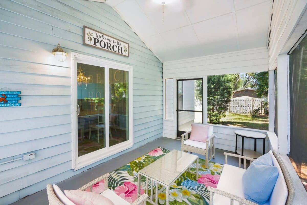 The St Augusdream Renovated Beach House Sleeps 8 Walk To Beach St. Augustine Esterno foto